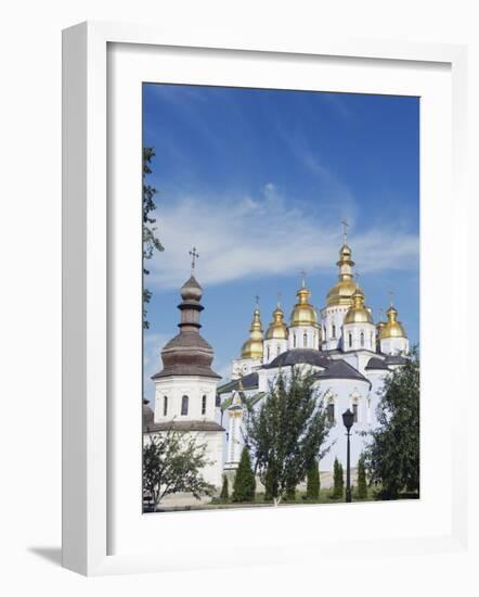 St. Michaels Gold Domed Monastery, 2001 Copy of 1108 Original, Kiev, Ukraine, Europe-Christian Kober-Framed Photographic Print