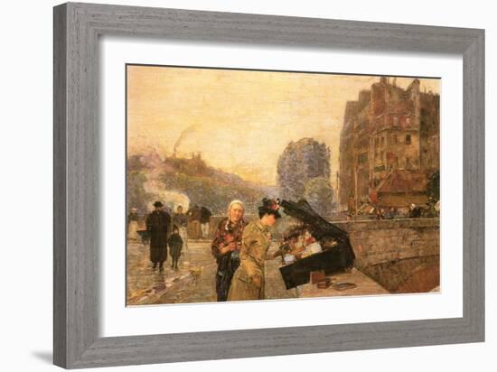 St Michel-Childe Hassam-Framed Art Print