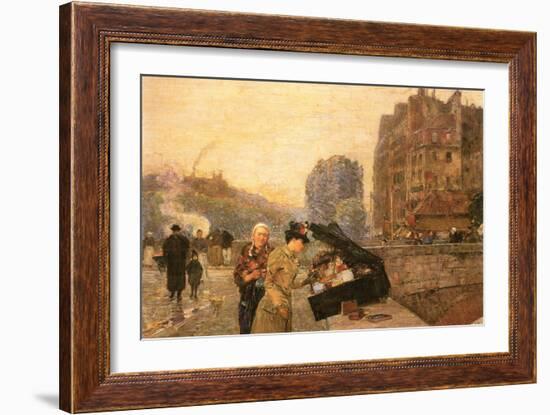 St Michel-Childe Hassam-Framed Art Print