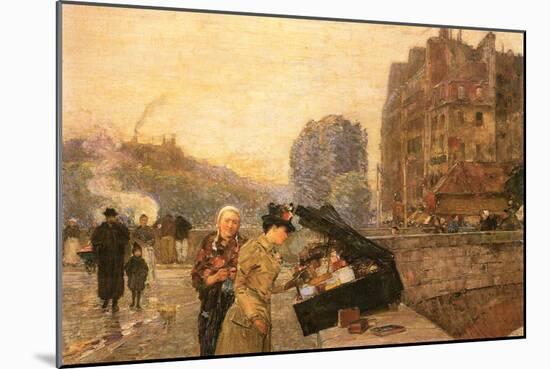 St Michel-Childe Hassam-Mounted Art Print