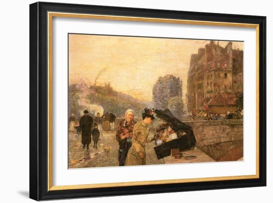 St Michel-Childe Hassam-Framed Art Print