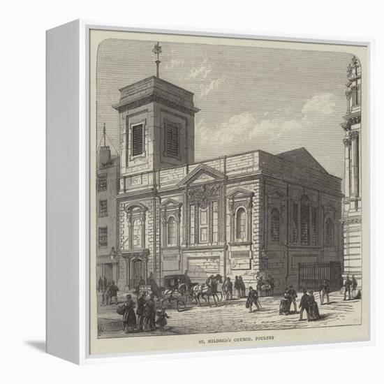 St Mildred's Church, Poultry-Frank Watkins-Framed Premier Image Canvas