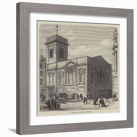St Mildred's Church, Poultry-Frank Watkins-Framed Giclee Print
