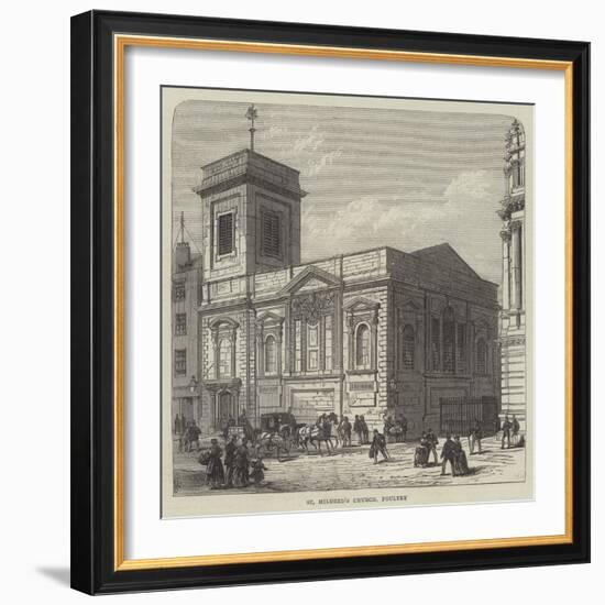 St Mildred's Church, Poultry-Frank Watkins-Framed Giclee Print