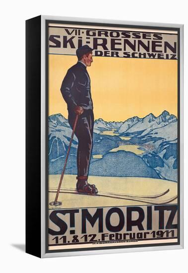 St, Moritz, 1911-Walter Kupfer-Framed Premier Image Canvas