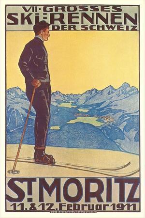 Skiing Posters & Art Prints | Art.com