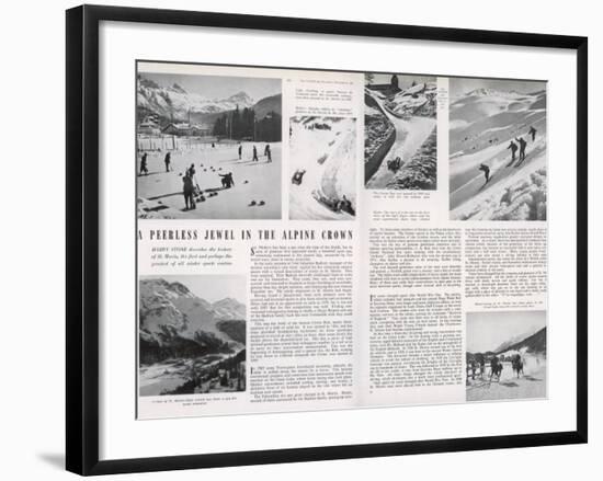 St. Moritz, Switzerland-null-Framed Photographic Print