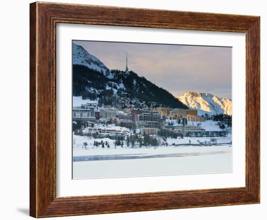 St, Moritz, Upper Engadine, Oberengadin, Graubunden Region, Swiss Alps, Switzerland, Europe-Gavin Hellier-Framed Photographic Print