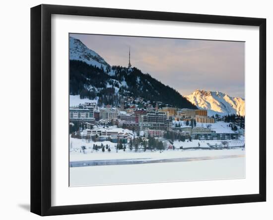 St, Moritz, Upper Engadine, Oberengadin, Graubunden Region, Swiss Alps, Switzerland, Europe-Gavin Hellier-Framed Photographic Print