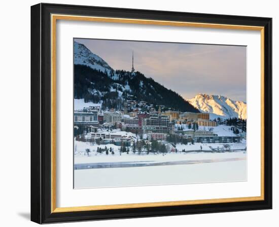 St, Moritz, Upper Engadine, Oberengadin, Graubunden Region, Swiss Alps, Switzerland, Europe-Gavin Hellier-Framed Photographic Print