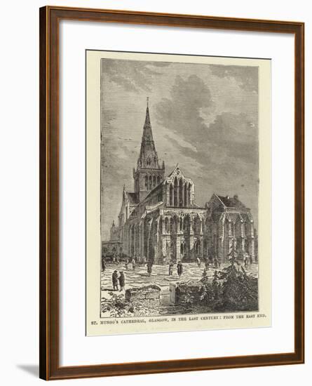 St Mungo's Cathedral, Glasgow, in the Last Century, from the East End-null-Framed Giclee Print