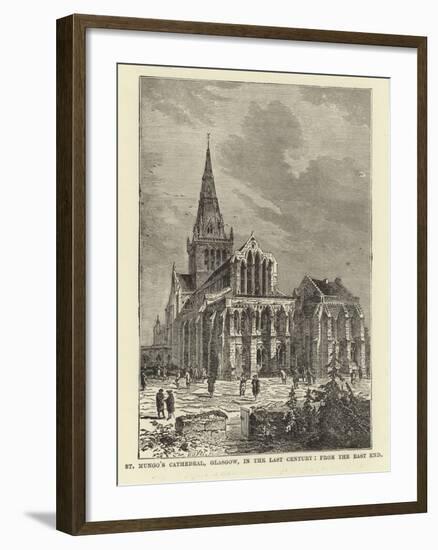 St Mungo's Cathedral, Glasgow, in the Last Century, from the East End-null-Framed Giclee Print