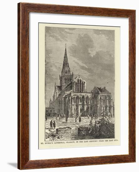 St Mungo's Cathedral, Glasgow, in the Last Century, from the East End-null-Framed Giclee Print