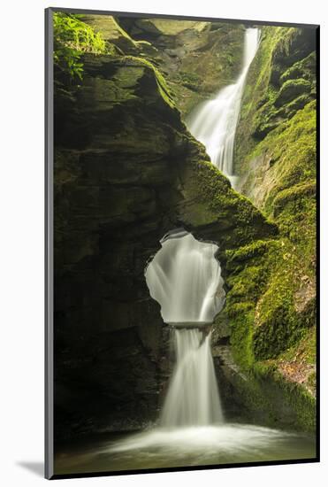 St Nectan'S Kieve, A Sixty Foot Waterfall, Saint Nectan'S Glen-Ross Hoddinott-Mounted Photographic Print