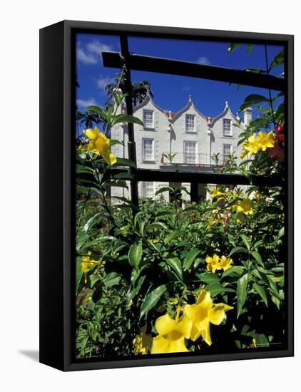 St. Nicholas Abbey, St. Peter Parish, Barbados, Caribbean-Greg Johnston-Framed Premier Image Canvas