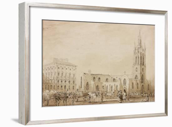 St Nicholas' Cathedral-C. W. Clennell-Framed Giclee Print