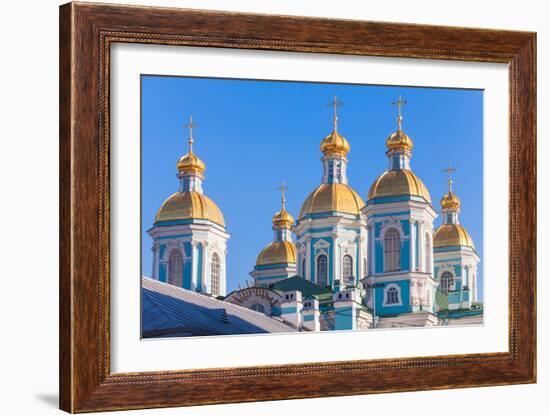 St. Nicholas Naval Cathedral, Saint-Petersburg, Russia-Eugene Sergeev-Framed Photographic Print