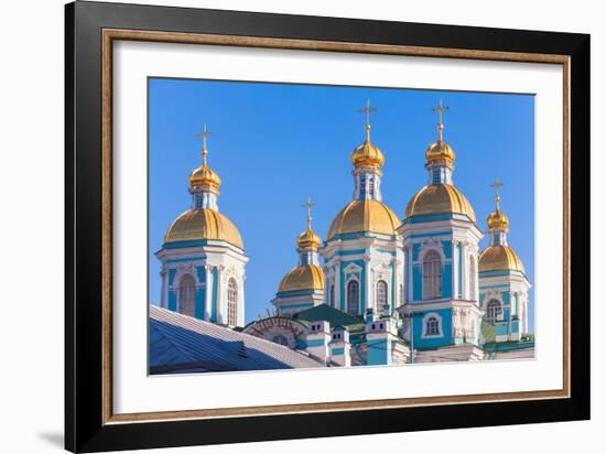 St. Nicholas Naval Cathedral, Saint-Petersburg, Russia-Eugene Sergeev-Framed Photographic Print