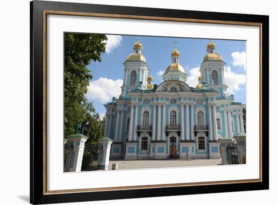 St Nicholas Naval Cathedral, St Petersburg, Russia, 2011-Sheldon Marshall-Framed Photographic Print