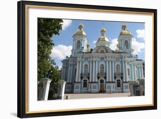 St Nicholas Naval Cathedral, St Petersburg, Russia, 2011-Sheldon Marshall-Framed Photographic Print