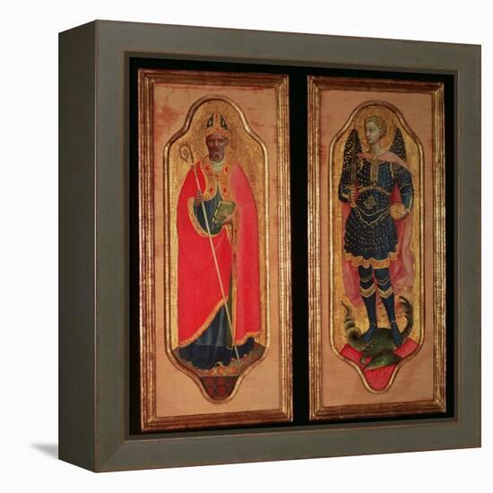 St. Nicholas of Bari and St. Michael, C.1423-Fra Angelico-Framed Premier Image Canvas