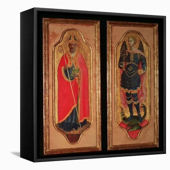 St. Nicholas of Bari and St. Michael, C.1423-Fra Angelico-Framed Premier Image Canvas