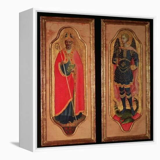St. Nicholas of Bari and St. Michael, C.1423-Fra Angelico-Framed Premier Image Canvas