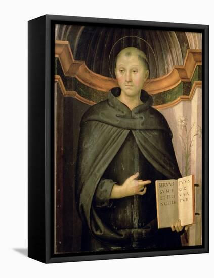 St. Nicholas of Tolentino-Pietro Perugino-Framed Premier Image Canvas
