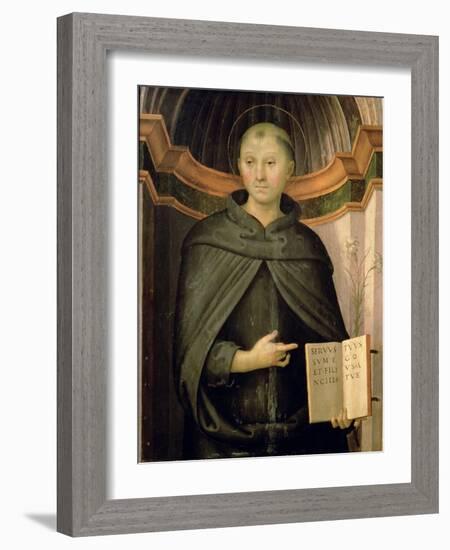 St. Nicholas of Tolentino-Pietro Perugino-Framed Giclee Print