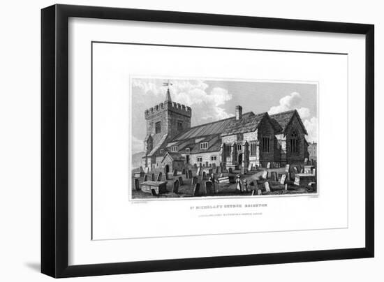 St Nicholas's Church, Brighton, East Sussex, 1829-J Rogers-Framed Giclee Print