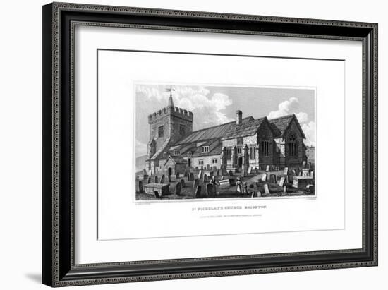 St Nicholas's Church, Brighton, East Sussex, 1829-J Rogers-Framed Giclee Print