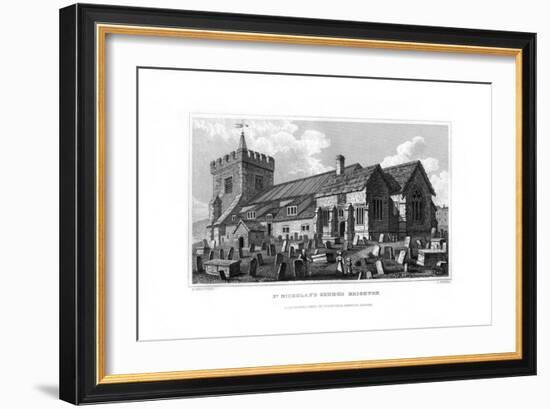 St Nicholas's Church, Brighton, East Sussex, 1829-J Rogers-Framed Giclee Print