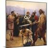 St Nicholas Saving Three Innocents from Execution, C1888-Il'ya Repin-Mounted Giclee Print
