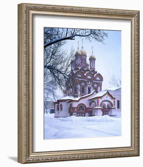 St. Nikolas Monastery, Moscow, Russia-null-Framed Art Print