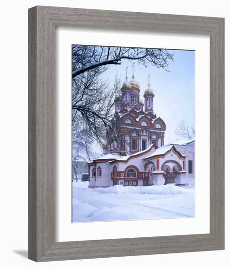 St. Nikolas Monastery, Moscow, Russia-null-Framed Art Print