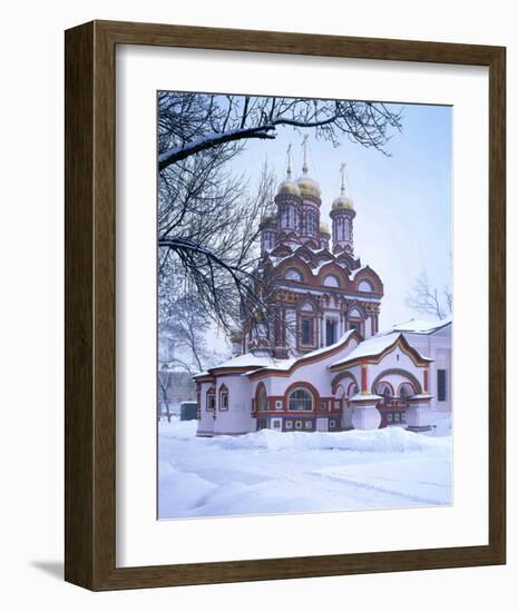St. Nikolas Monastery, Moscow, Russia-null-Framed Art Print