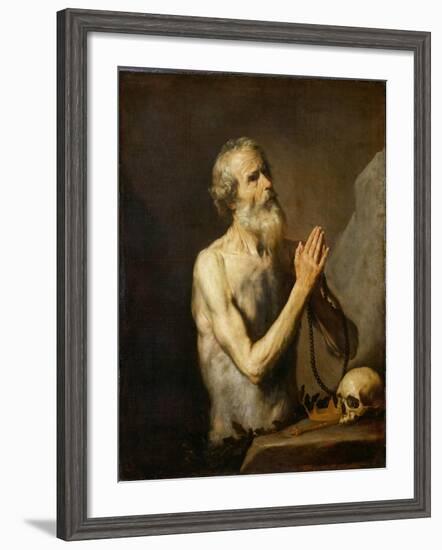 St. Onuphrius, 1637-Jusepe de Ribera-Framed Giclee Print