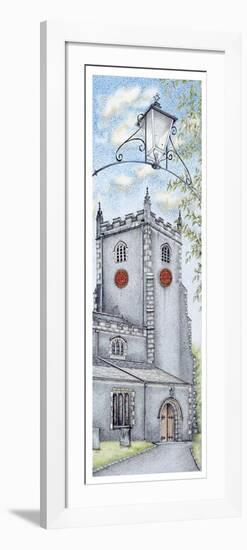 St Oswald's Church Clock, Warton, Lancashire, 2009-Sandra Moore-Framed Giclee Print