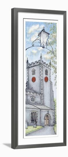 St Oswald's Church Clock, Warton, Lancashire, 2009-Sandra Moore-Framed Giclee Print
