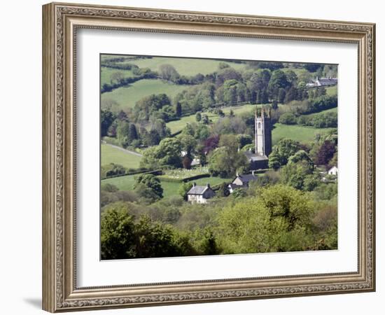 St. Pancras Church, Widecombe in the Moor, Dartmoor, Devon, England, United Kingdom, Europe-David Lomax-Framed Photographic Print