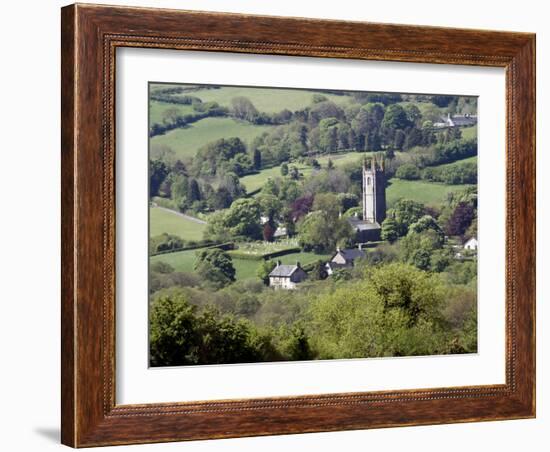 St. Pancras Church, Widecombe in the Moor, Dartmoor, Devon, England, United Kingdom, Europe-David Lomax-Framed Photographic Print