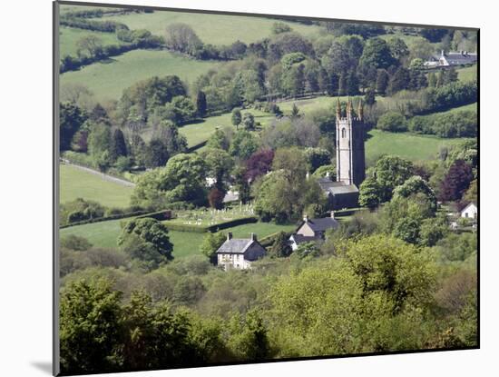 St. Pancras Church, Widecombe in the Moor, Dartmoor, Devon, England, United Kingdom, Europe-David Lomax-Mounted Photographic Print