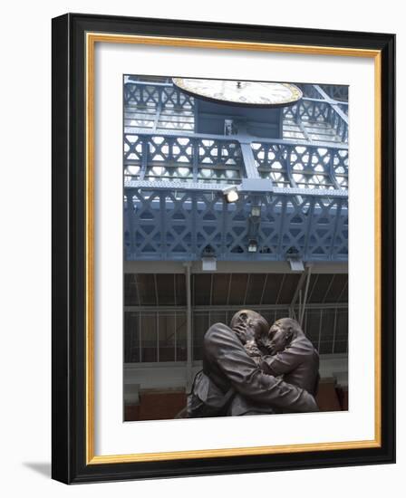 St. Pancras International Train Station, London, England, United Kingdom, Europe-Ethel Davies-Framed Photographic Print