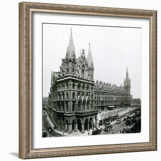 St Pancras Railway Station; Photograph from April 1899-null-Framed Photographic Print