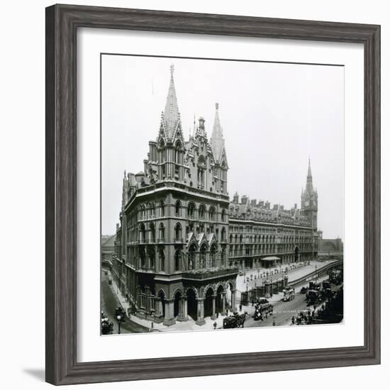 St Pancras Railway Station; Photograph from April 1899-null-Framed Photographic Print