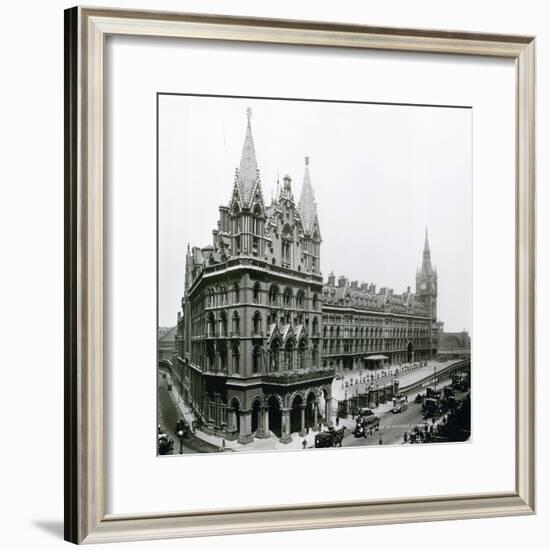 St Pancras Railway Station; Photograph from April 1899-null-Framed Photographic Print