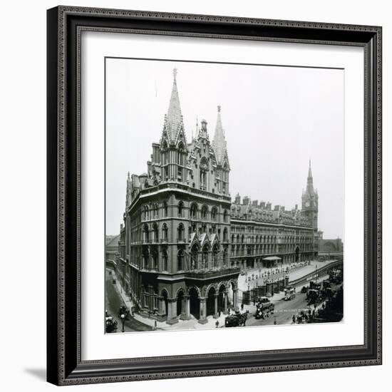 St Pancras Railway Station; Photograph from April 1899-null-Framed Photographic Print