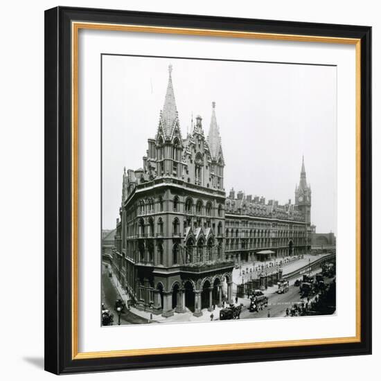 St Pancras Railway Station; Photograph from April 1899-null-Framed Photographic Print