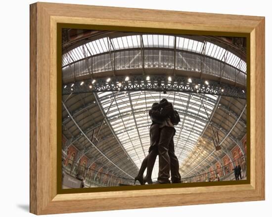 St. Pancras Station, London, England-Jon Arnold-Framed Premier Image Canvas