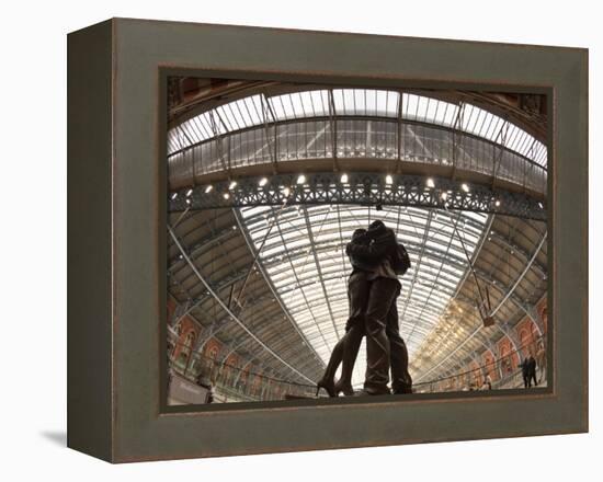 St. Pancras Station, London, England-Jon Arnold-Framed Premier Image Canvas